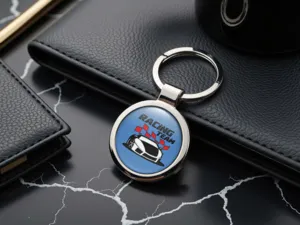 Metal Keychain Max Style and Stainless Steel Finish